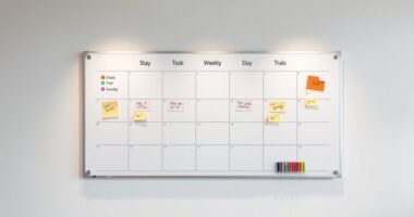 top whiteboard weekly organizers