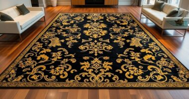 top yilong gold silk rugs