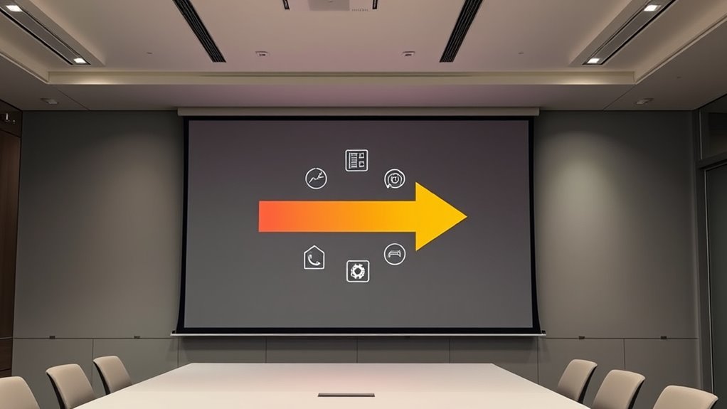 use visuals and concise content