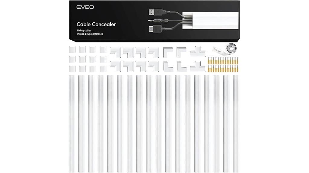 wall mounted cord concealer