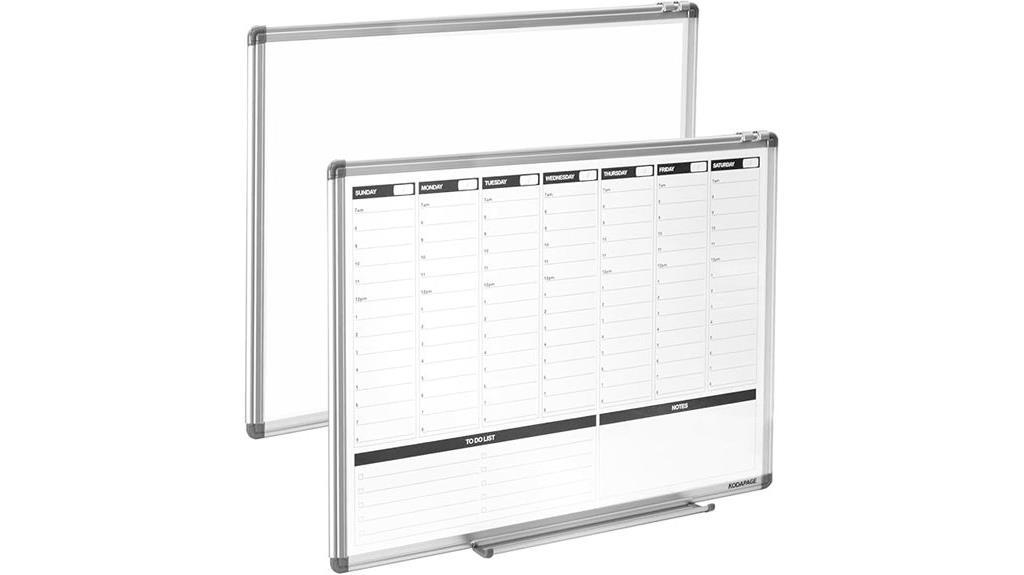 weekly wall calendar