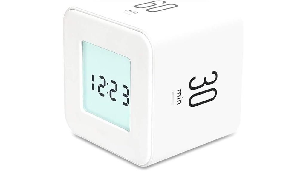 white multi clock timer
