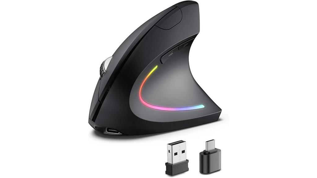 wireless rechargeable bluetooth mouse