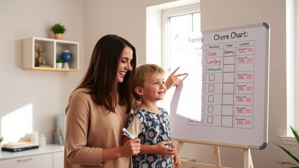 assess household chores and goals