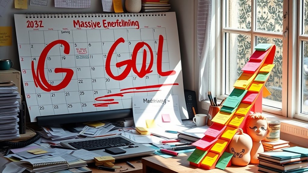 break goals into steps