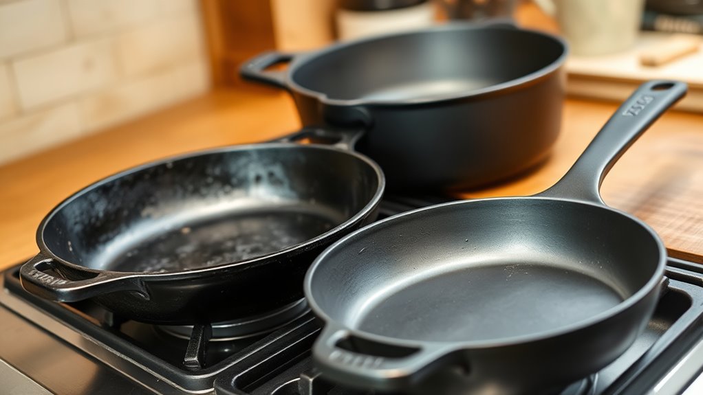 cast iron versus carbon steel