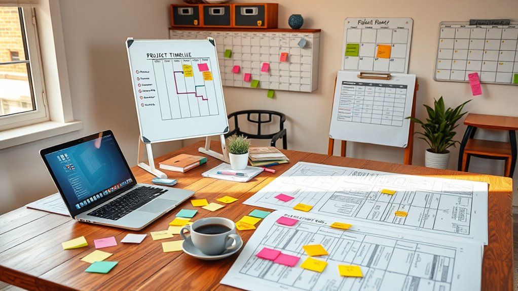 create detailed project timeline