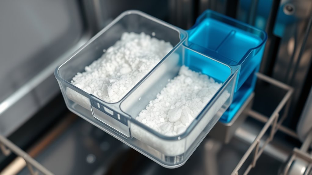 dishwasher salt prevents mineral buildup