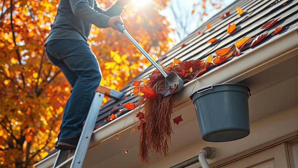 gutter cleaning prevents water damage