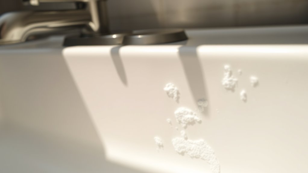 hard water causes mineral deposits