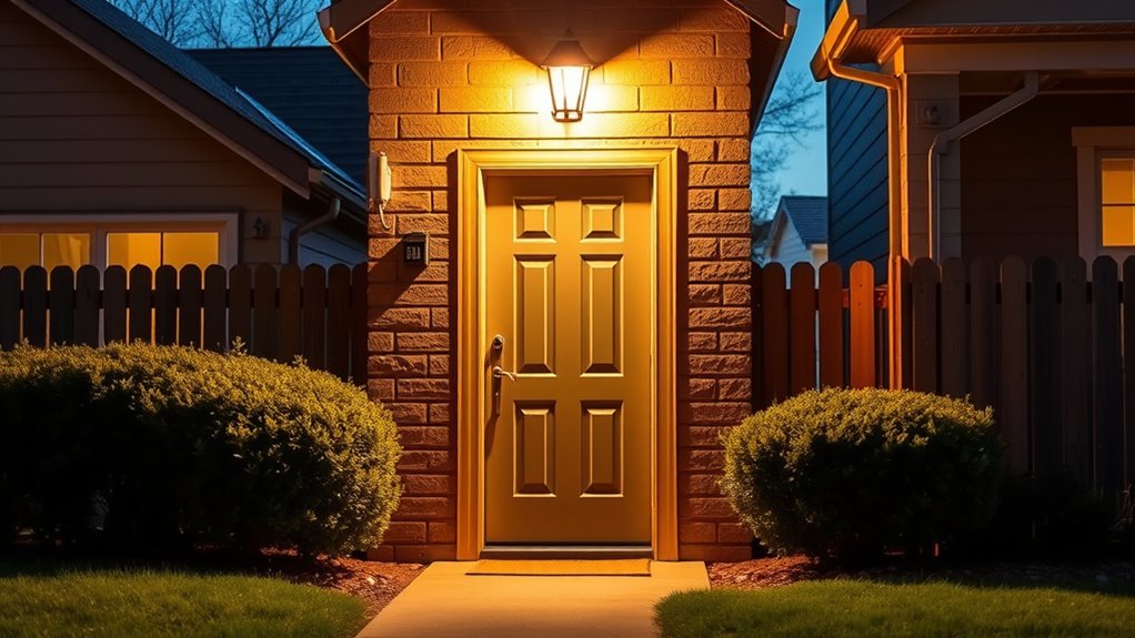 lock doors install security