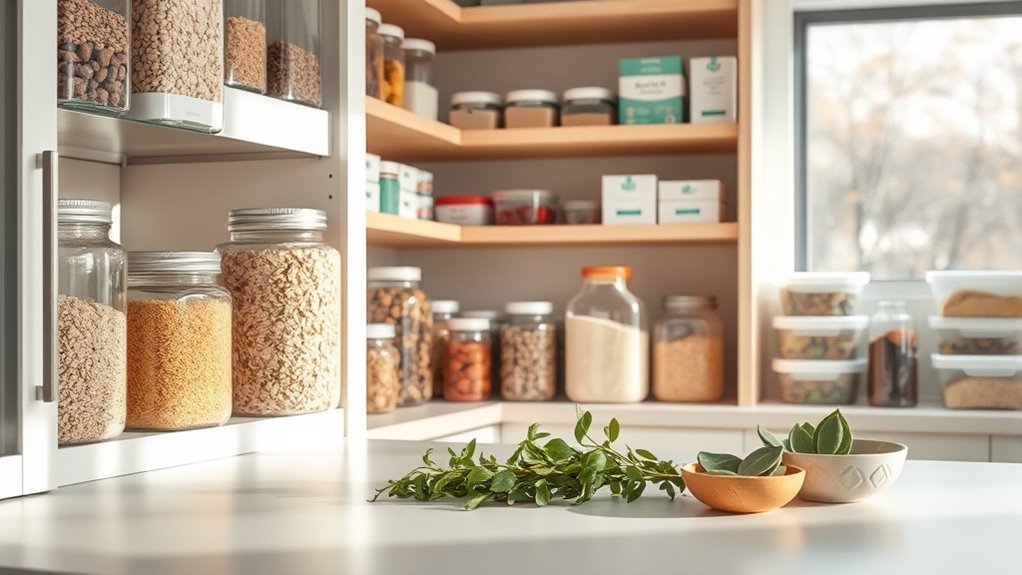 maintain clean sealed pantry