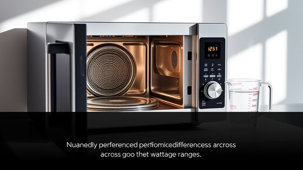 microwave wattage impacts performance