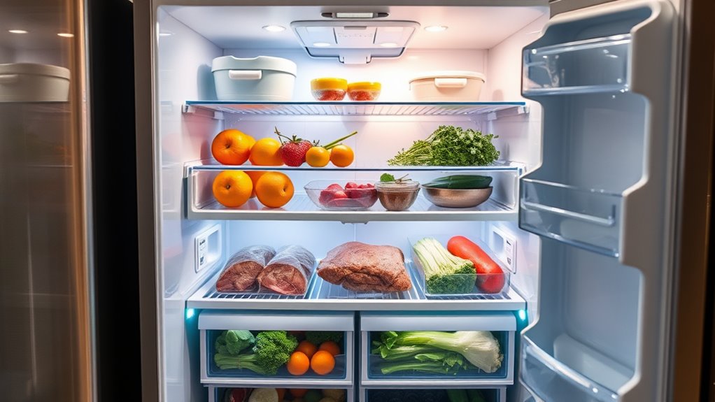 monitor fridge temperature zones
