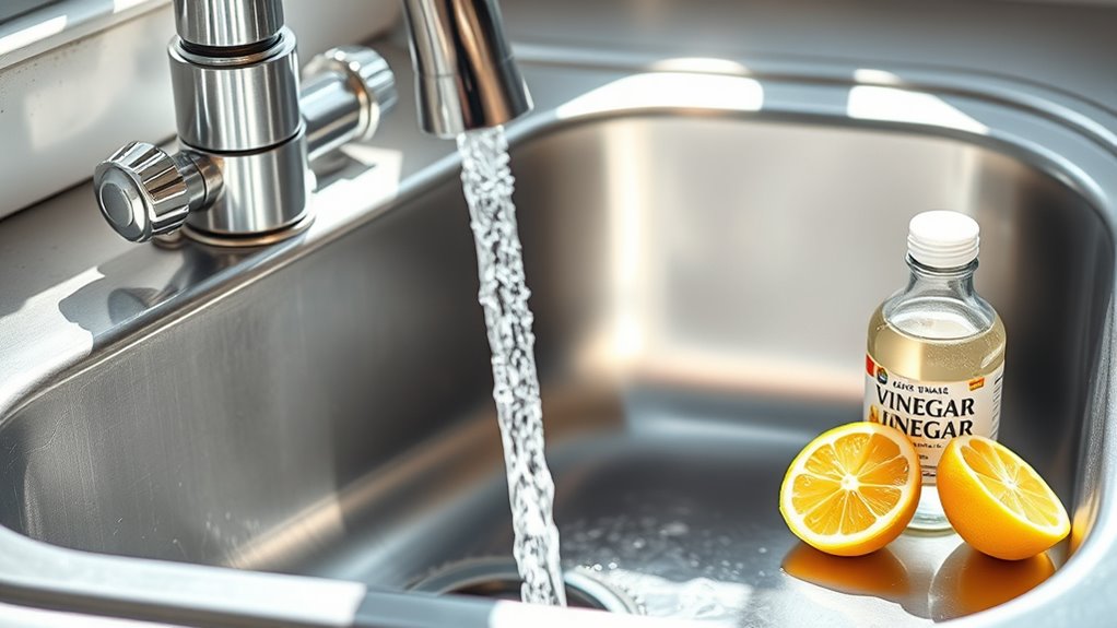 natural hard water stain remedies