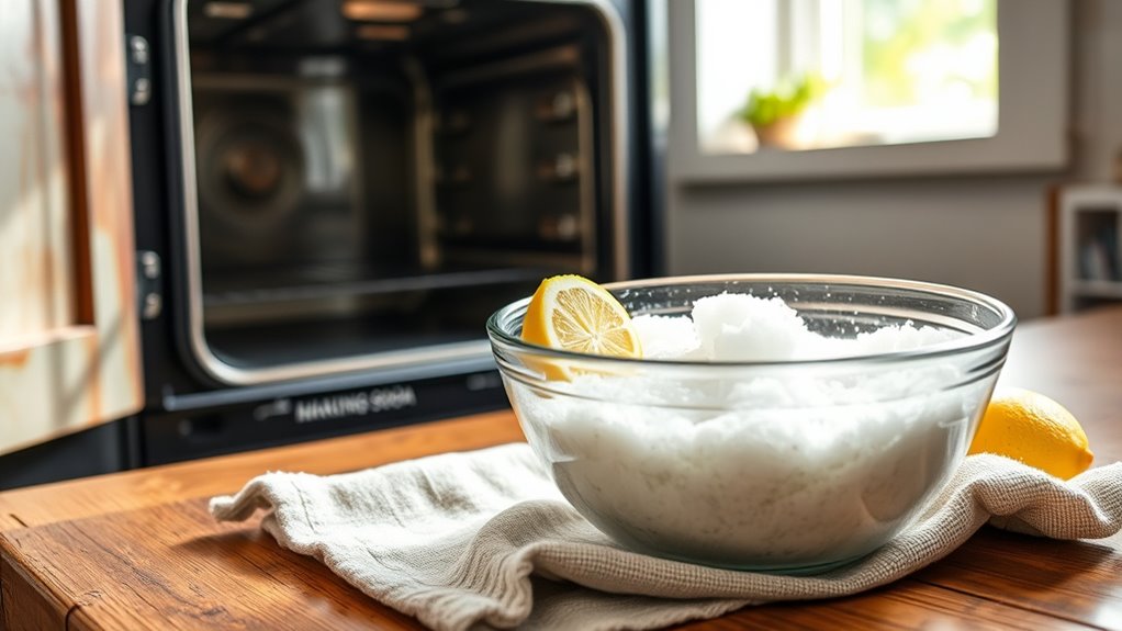 natural oven cleaning solutions