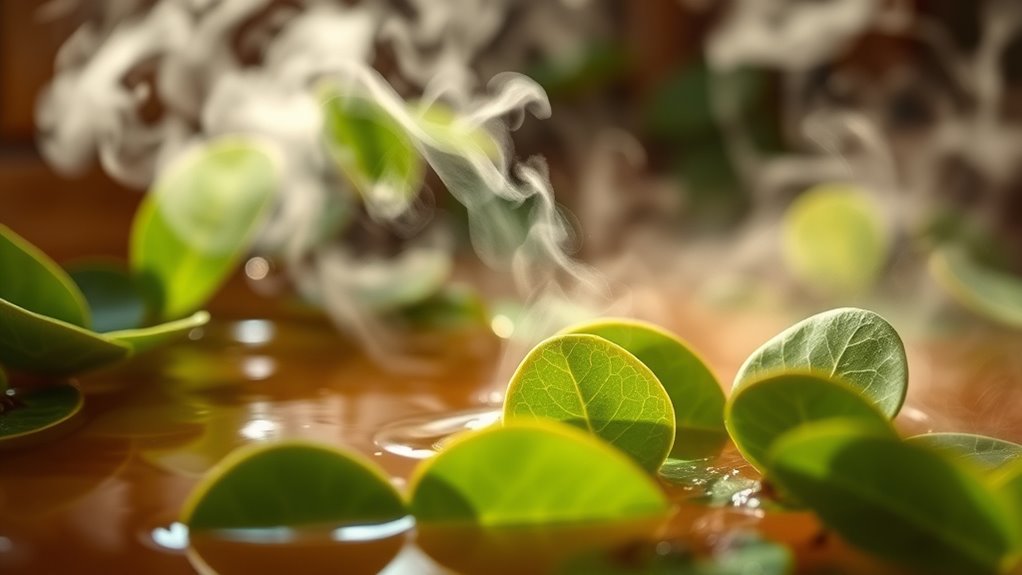 optimal eucalyptus steam temperature