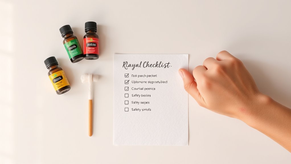 patch test essential oils