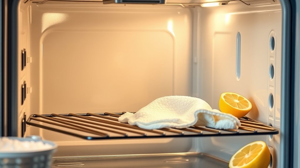 safe oven cleaning process