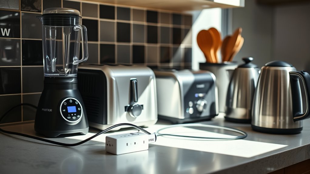 small appliances power ranges