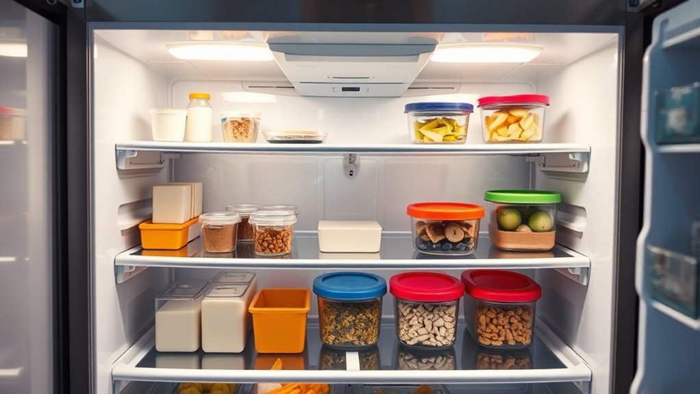 store dairy and leftovers