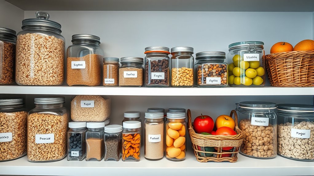 use pest resistant labeled containers