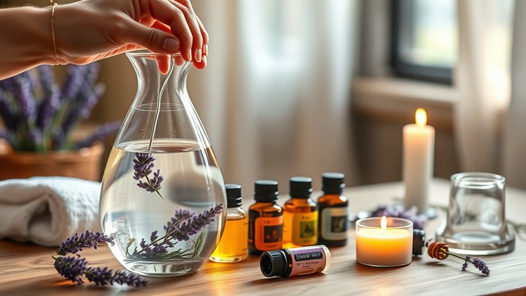 use pure diluted oils