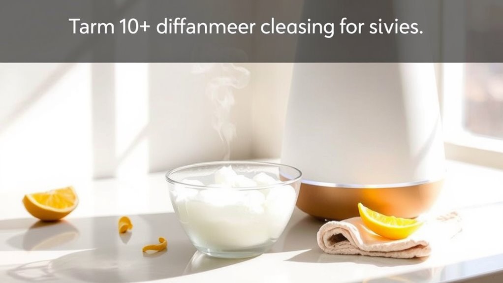 vinegar cleaning for diffuser