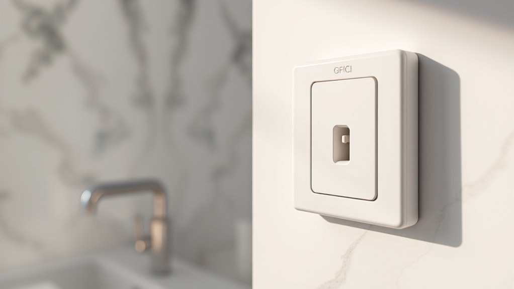 water sensitive electrical outlets