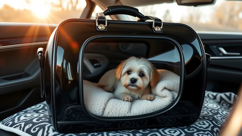 comfortable secure travel carrier