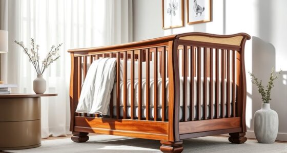 elegant convertible baby cribs