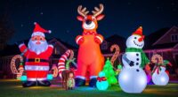 large holiday inflatable displays
