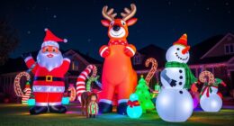 large holiday inflatable displays