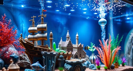 luxurious aquarium accessory ideas