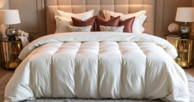 luxurious hotel quality bedding