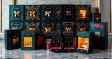luxury beauty holiday countdown