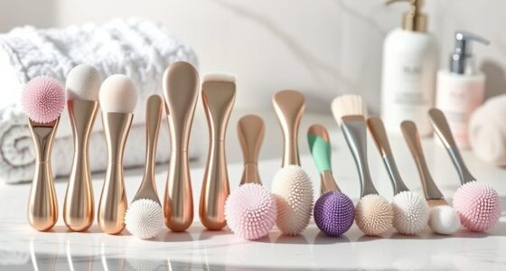 luxury facial cleansing brushes