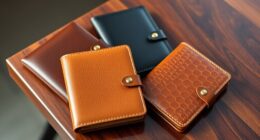 luxury leather passport sets