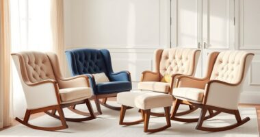 luxury nursery rocking chairs