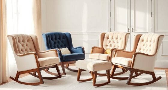 luxury nursery rocking chairs