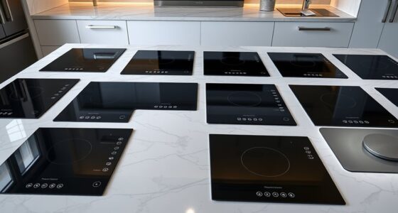 luxury sleek built in cooking