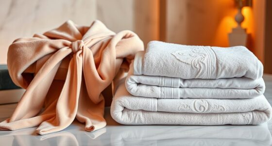 luxury spa towel sets