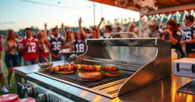 luxury tailgate grilling equipment