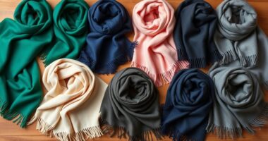 luxury winter cashmere scarves