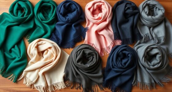 luxury winter cashmere scarves