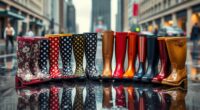 stylish rain boots collection