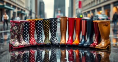 stylish rain boots collection