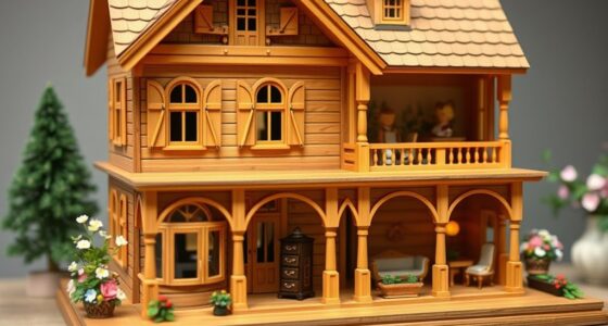 top luxurious wooden dollhouses