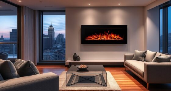 top ventless electric fireplaces