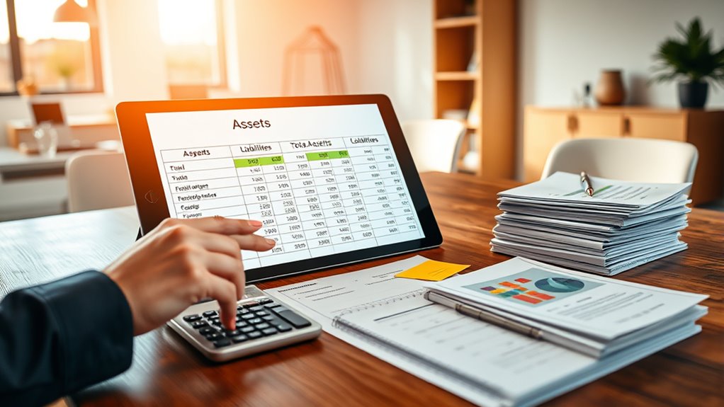 assess assets and liabilities